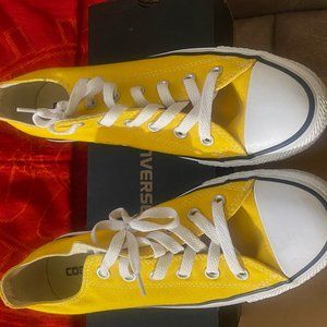 Converse Sneakers, Yellow, Unisex - Mens Size 7 and Womens Size 9